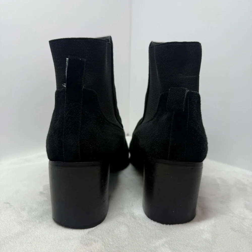 ALDO Black Suede Ankle Boots