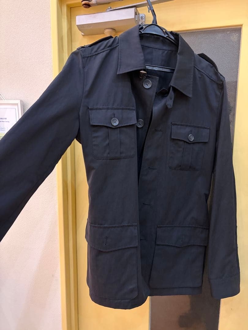 COMME CA DU MODE Black Military Jacket