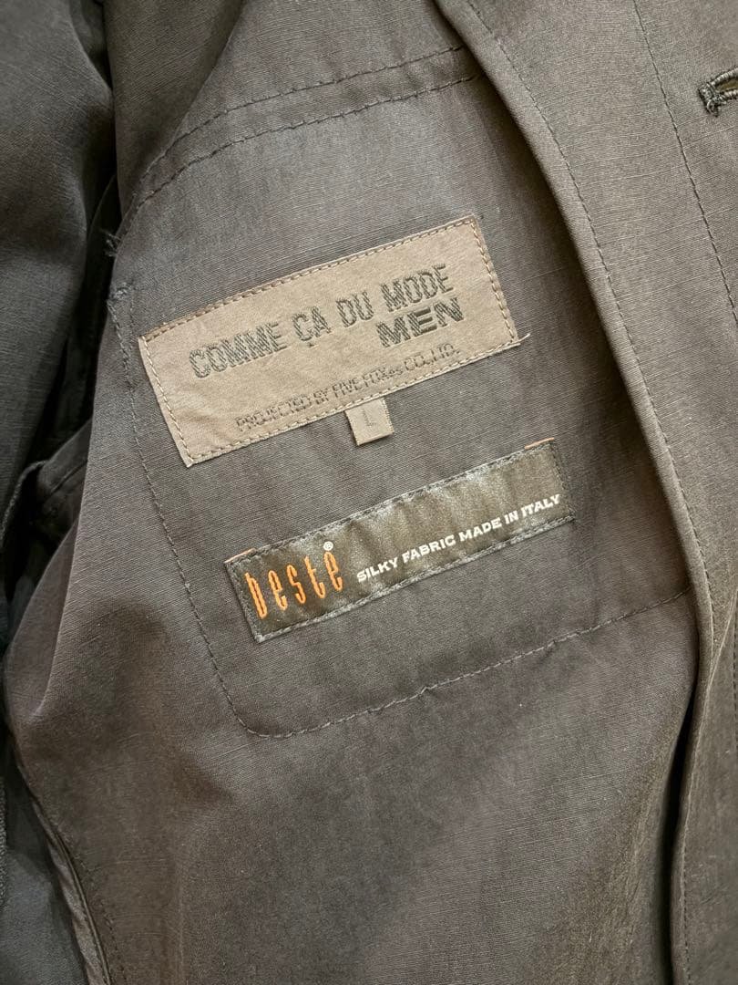 COMME CA DU MODE Black Military Jacket